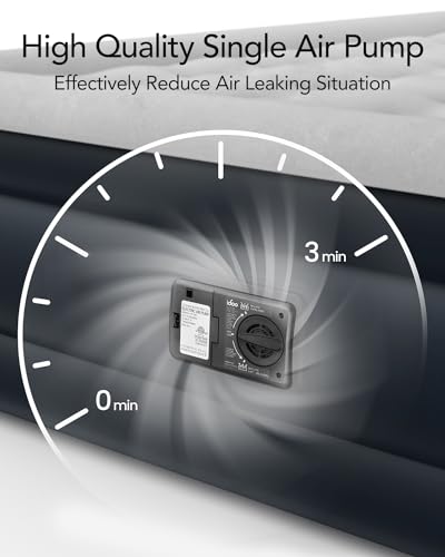 iDOO Queen Air Mattress: Upgraded 18" Raised Comfort