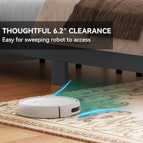 YITAHOME Queen Size Upholstered Bed Frame with Headboard