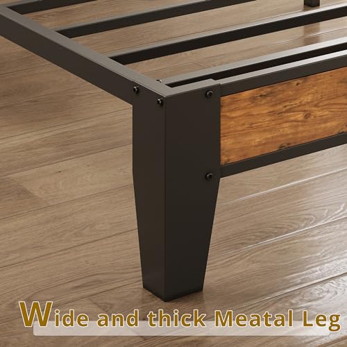 ANCTOR Twin XL Bed Frame with Storage Headboard