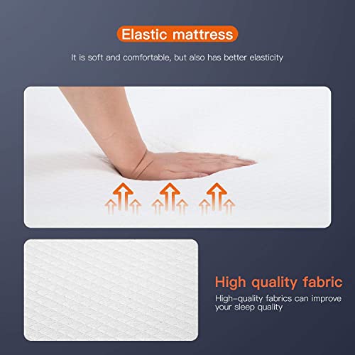 Gel Memory Foam Mattress for Cool Sleep & Pressure Relief