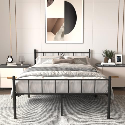 14 Inch Metal Platform Full Size Bed Frame
