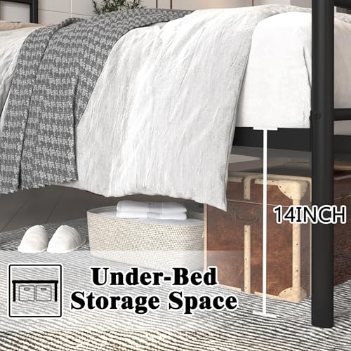 14 Inch Metal Platform Full Size Bed Frame