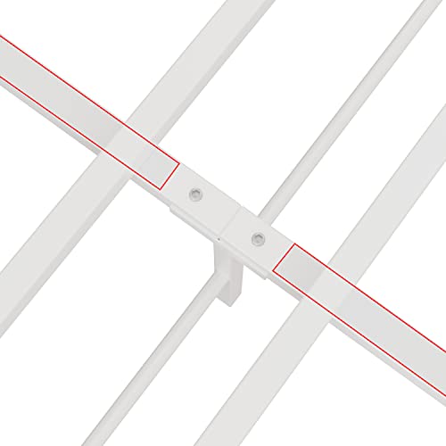 LIKIMIO Full Bed Frame with 2-Tier Storage Headboard