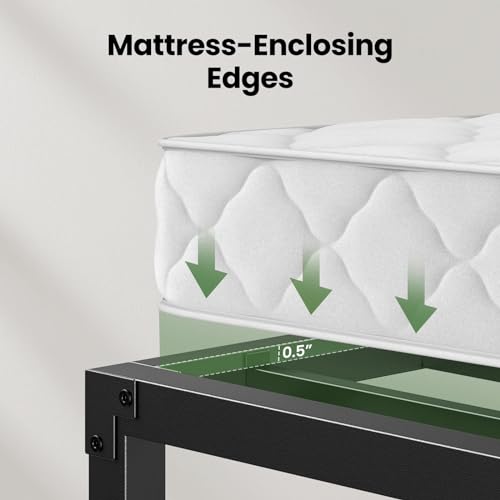 Marsail Metal Platform Bed Frame with Enhanced Support