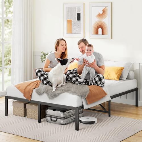 Marsail Metal Platform Bed Frame with Enhanced Support
