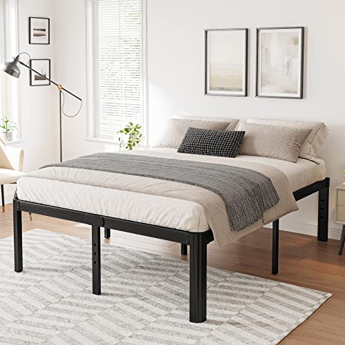 18in Full Size Metal Bed Frame - Black
