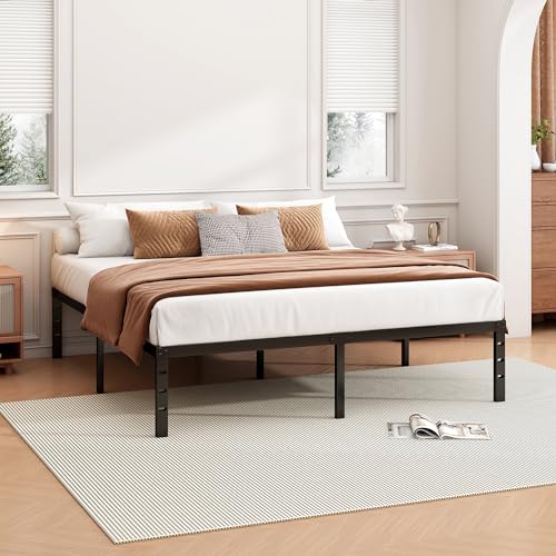 14 Inch Sturdy Metal Platform Bed Frame