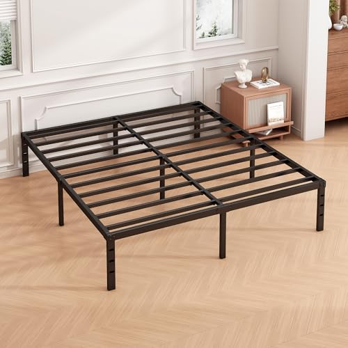 14 Inch Sturdy Metal Platform Bed Frame