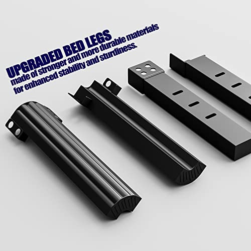 18in Full Size Metal Bed Frame - Black