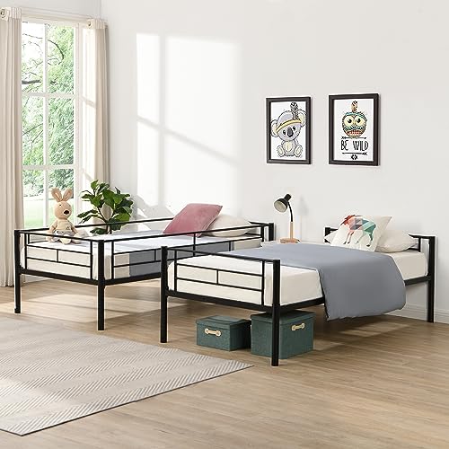 Convertible Metal Bunk Beds for Kids & Youths