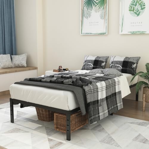 Sturdy Metal Twin Bed Frame - No Box Spring Needed