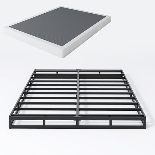 5 Inch Queen Box Spring Bed Base, Easy Assembly