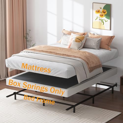 5 Inch Queen Box Spring Bed Base, Easy Assembly