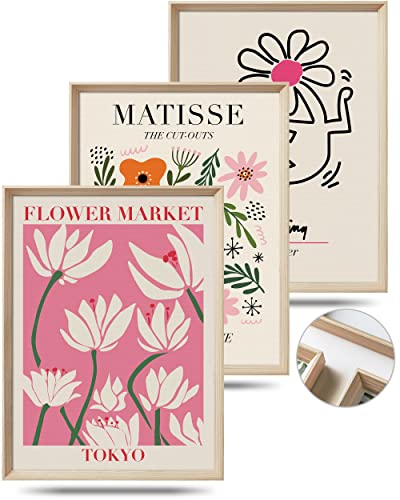 Abstract Henri Matisse Canvas Wall Art Set, 12x16in