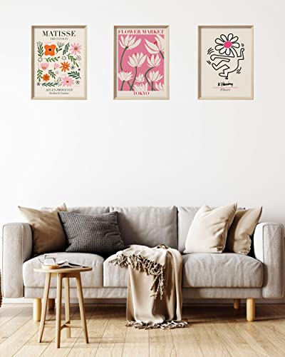 Abstract Henri Matisse Canvas Wall Art Set, 12x16in