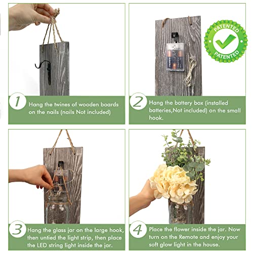 XL Jacobean Wall Hangings with LED Fairy Lights