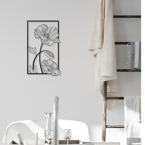 Lotus Metal Wall Art Trio for Indoor/Outdoor Decor