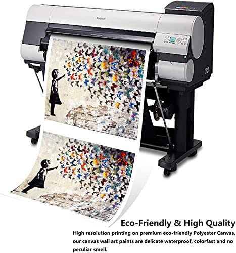 Banksy Street Graffiti Canvas Prints for Modern Home