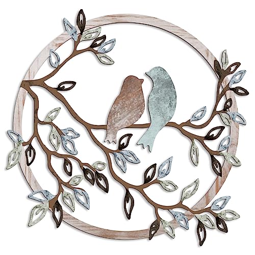Metal Bird Wall Art Decor for Home & Garden