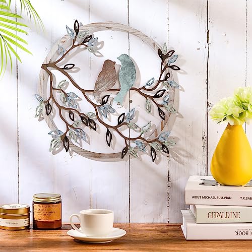 Metal Bird Wall Art Decor for Home & Garden