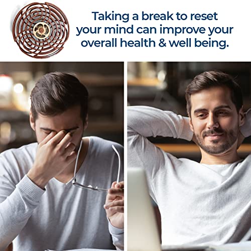 Hand Crafted Wood Kinetic Wall Art - Canyon Brown