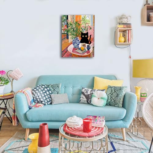 3pcs Modern Henri Matisse Cat Print Wall Art