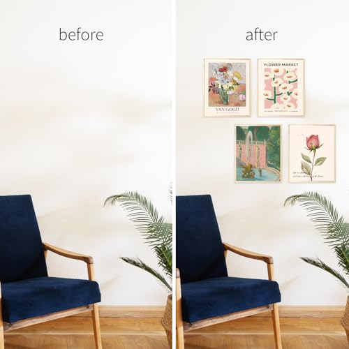 Chic Flower Market Wall Art Prints Set