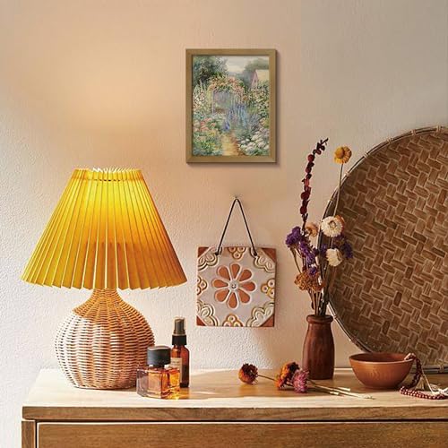 Monet Flower Garden Print for Home Decoration Gallery Frame