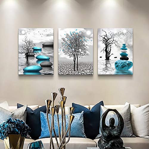 Modern Abstract Framed Canvas Art Prints for Home Decor