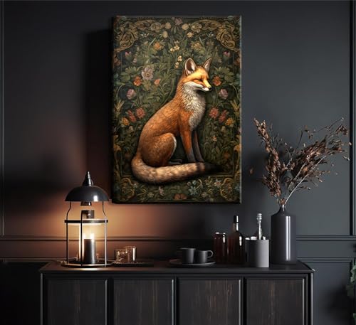 William Morris Framed Animal Wall Art Set - 3pcs