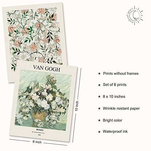 Sage Green Abstract Matisse Prints, Vintage Boho Art