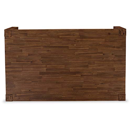 Rustic Walnut Dining Table, Modern Kitchen Decor, 36x60