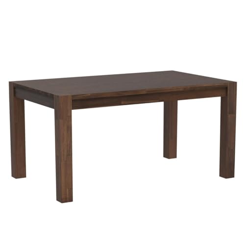 Rustic Walnut Dining Table, Modern Kitchen Decor, 36x60