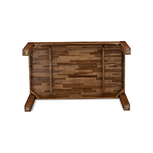 Rustic Walnut Dining Table, Modern Kitchen Decor, 36x60