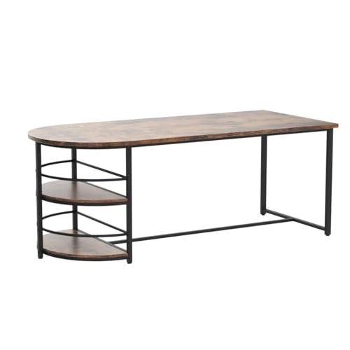 Modern Dining Table with Storage Shelf for 4