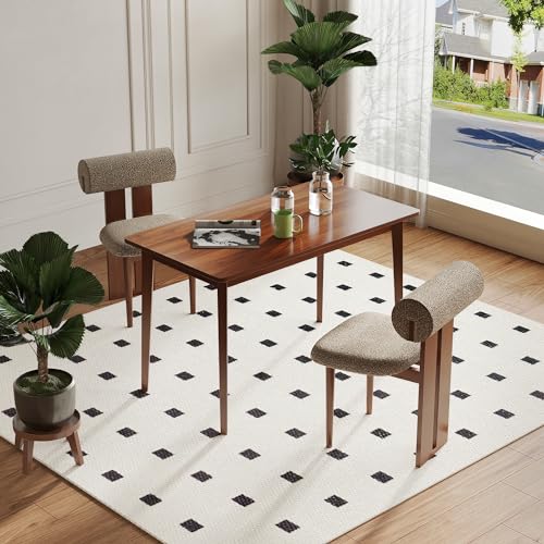 Yomony Wooden Dining Table, Computer & Office Desk