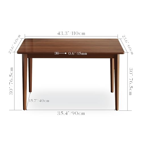 Yomony Wooden Dining Table, Computer & Office Desk