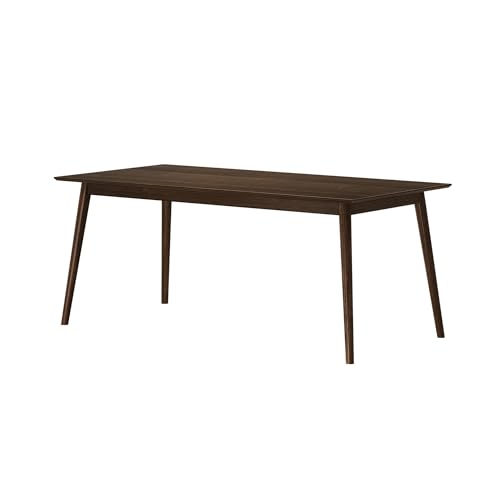Solid Wood 6 Seat Dining Table, Mid Century