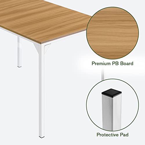 IMUsee 45" Dining Table Set for 4, 3-Pieces_KEYBOARD Kitchen & Dining Room Sets