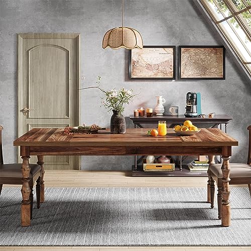 Tribesigns 62” Wood Dining Table for 4-6 People