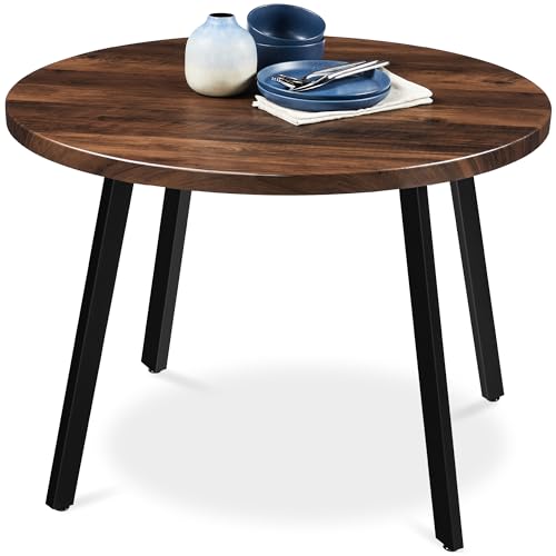 Mid-Century Modern Round Dining Table for Home & Outdoor