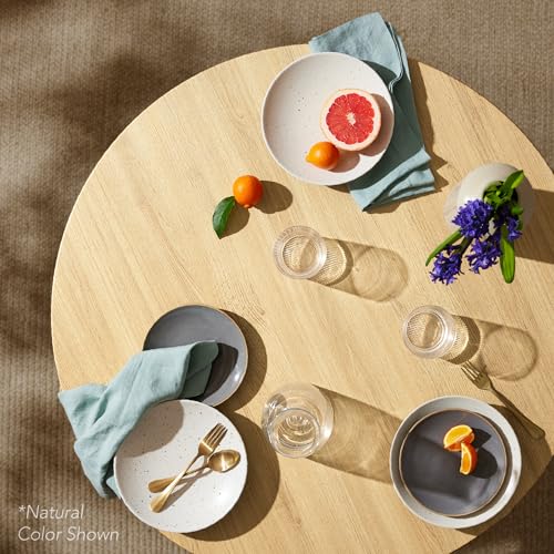 Mid-Century Modern Round Dining Table for Home & Outdoor