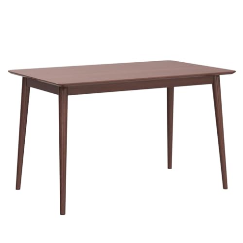 Modern Espresso Dining Table for Small Spaces, Rectangular