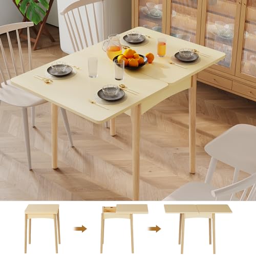 Modern Space Saving Dining Table with Hidden Storage