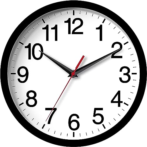 Modern 8 Inch Silent Wall Clock for Home Decor