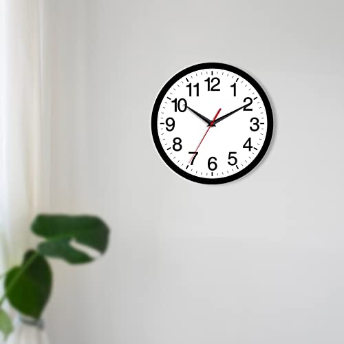 Modern 8 Inch Silent Wall Clock for Home Decor