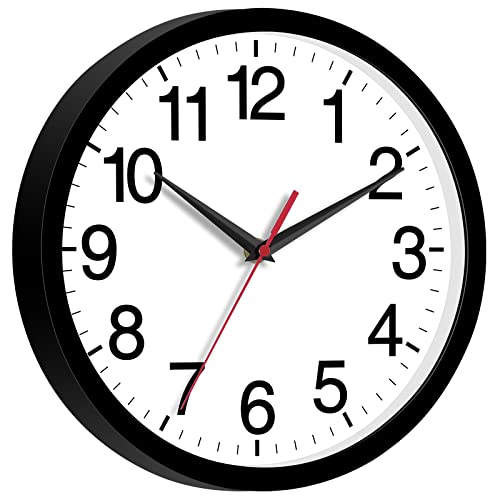 Modern 8 Inch Silent Wall Clock for Home Decor