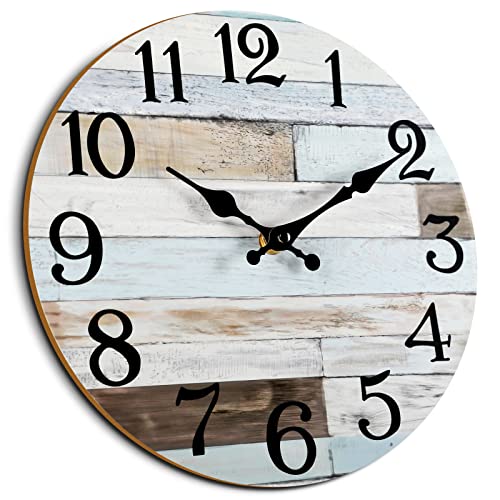 Country Retro Rustic Style 8" Wall Clock - Silent