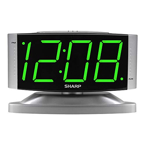 LED Digital Alarm Clock with Swivel Base, Simple Operation