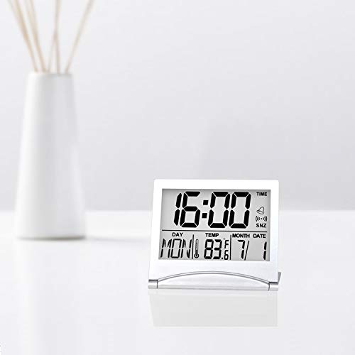 Betus Foldable Digital Alarm Clock with Calendar & Timer